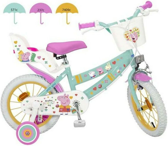 Toimsa Peppa Pig 12" Kids Bicycle BMX Multicolour