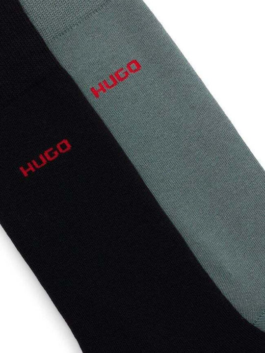 Hugo Ανδρικές Κάλτσες Πολύχρωμες 2Pack