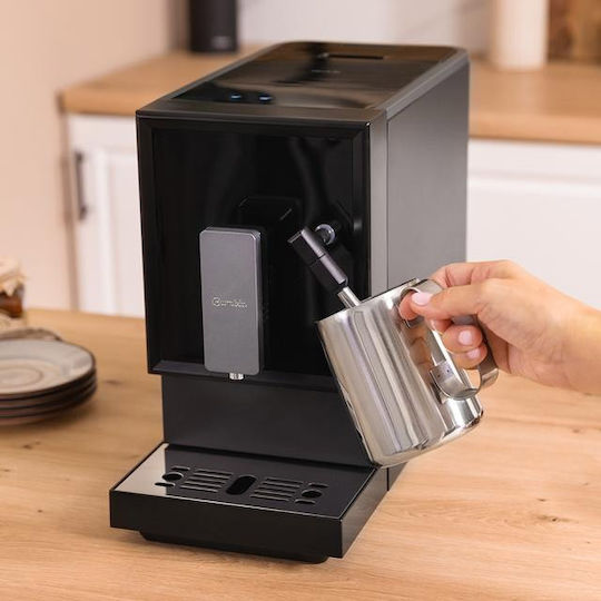 Cecotec Power Matic-Ccino Vaporissima Αυτόματη Μηχανή Espresso 1470W Πίεσης 19bar με Μύλο Άλεσης Μαύρη 01626