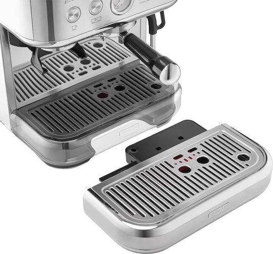 Sencor Automatic Espresso Machine 1700W Pressure 15bar with Grinder Silver SES 6010SS