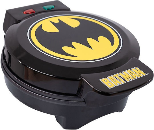 Uncanny Brands Batman Βαφλιέρα για Στρογγυλές Βάφλες με Κεραμική Επιφάνεια 850W