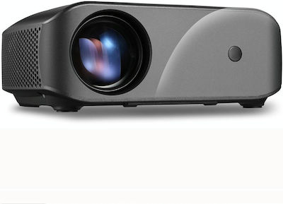 Vivibright F10UP Mini 3D Projector HD LED Lamp Wi-Fi Connected with Built-in Speakers Black