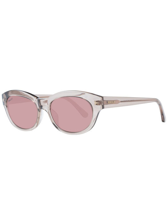 Bally Women's Sunglasses with Gray Plastic Frame and Pink Lens BY0070 45E