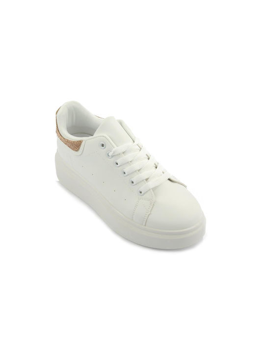 Fshoes Damen Sneakers Weiß