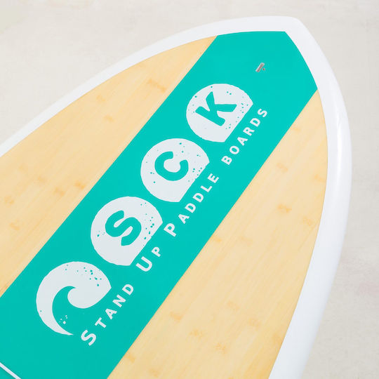 SCK BAMBOO Silica 11'6'' Bamboo Placă SUP cu Lungime 3.5m Verde