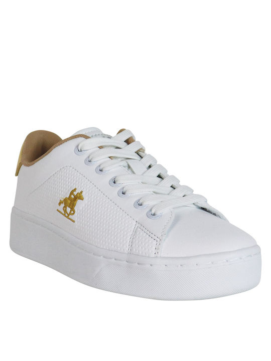 U.S.Grand Polo Club Γυναικεία Sneakers Λευκά