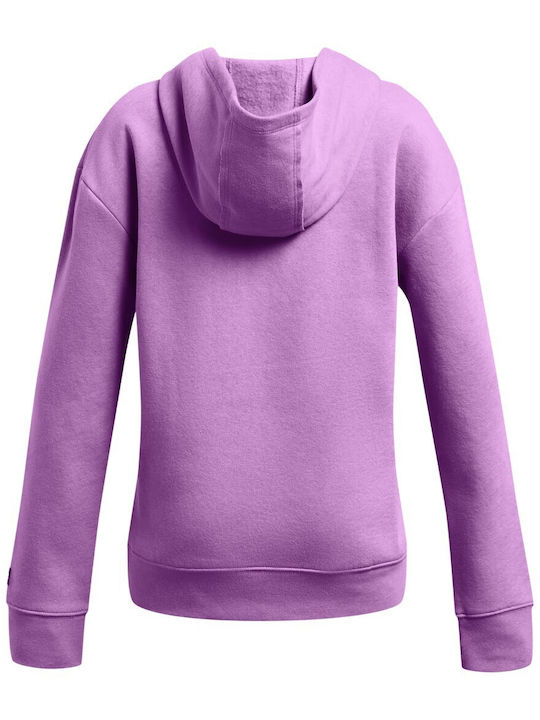 Under Armour Kids Sweatshirt with Hood Purple