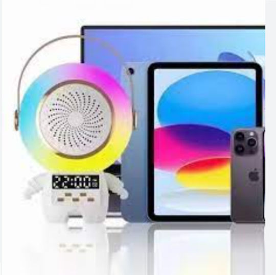 Karaoke Speaker with Wireless Microphone and Lighting Effects XM-X66 White