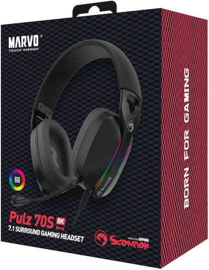 Marvo HG9086 Over Ear Gaming Headset με σύνδεση USB
