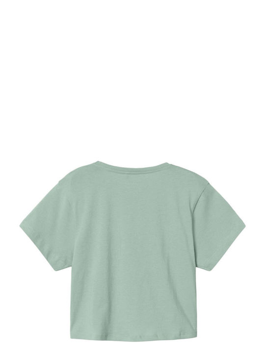 Name It Children's Blouse Short Sleeve Silt Green