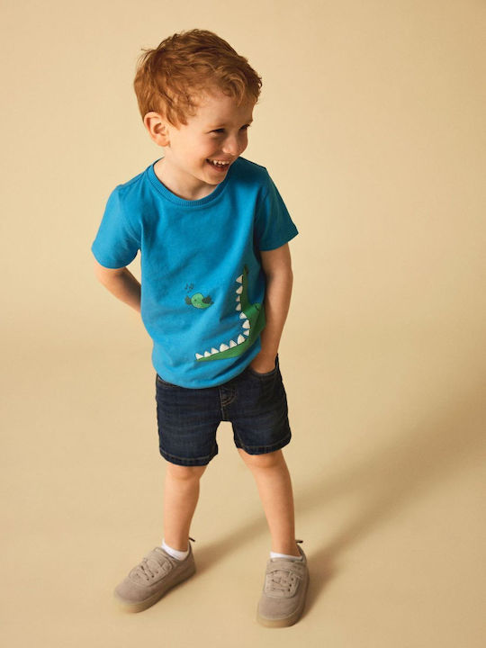 Παιδικό T-shirt Swedish Blue Bird And Crocodile