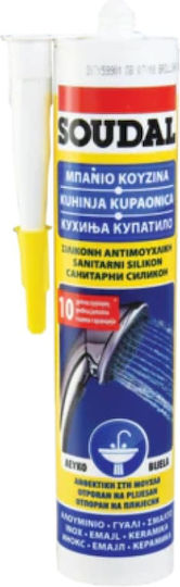 Soudal Σφραγιστική Σιλικόνη Αντιμουχλική Μαύρη 280ml