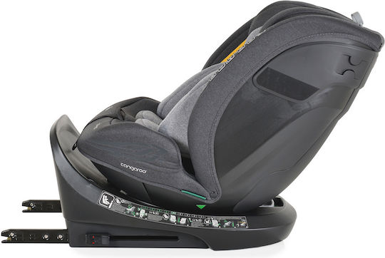 Cangaroo Draco Καθισματάκι Αυτοκινήτου i-Size με Isofix Grey 0-36 kg
