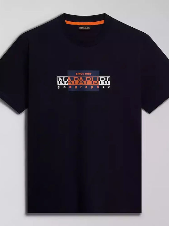 Napapijri Ανδρικό T-shirt Κοντομάνικο Blu Marine