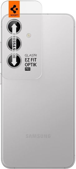Spigen Optik Pro EZ Fit Προστασία Κάμερας Tempered Glass Γκρι για το Samsung Galaxy S24 Plus