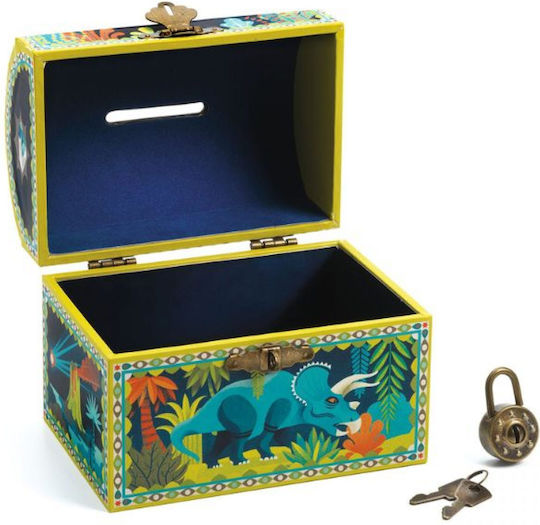 Djeco 3333 Holzglocke Schlüsselanhänger Dinosaurier Djeco 3333