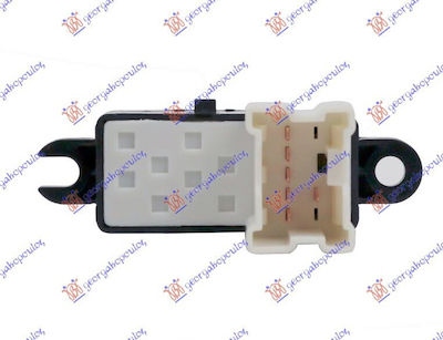 Front Window Switch Illuminated Button 6pin Nissan Micra K13 13-17 25411-ea00a Right 1 pcs