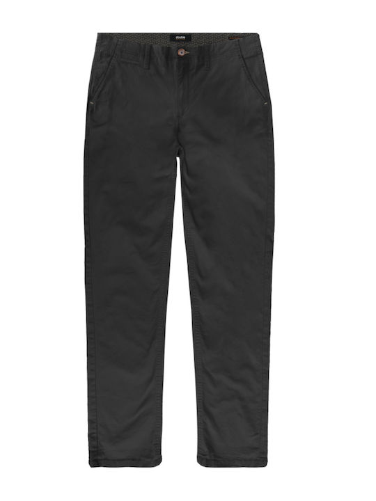 Double Men's Trousers Chino Black