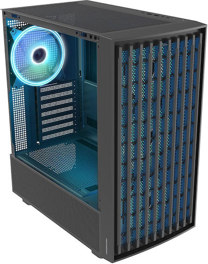 Modecom Breeze ARGB FLOW Gaming Midi Tower Computer Case with Side Window Black