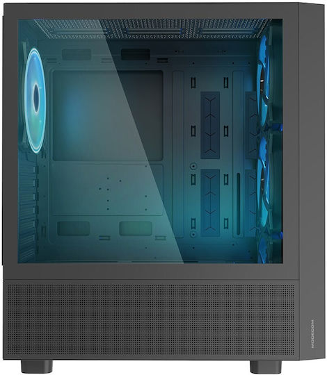 Modecom Breeze ARGB FLOW Gaming Midi Tower Computer Case with Side Window Black