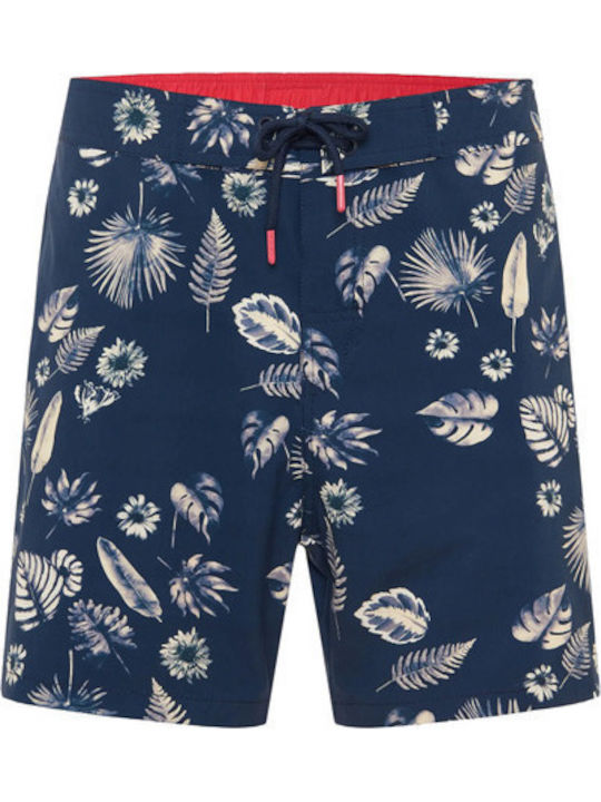 Men's Swimwear Shorts Indigo with Patterns