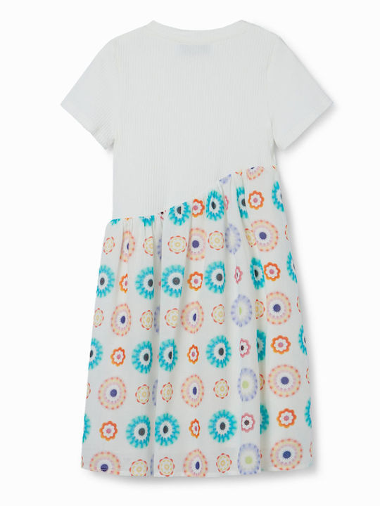 Desigual Kids Dress Blanco