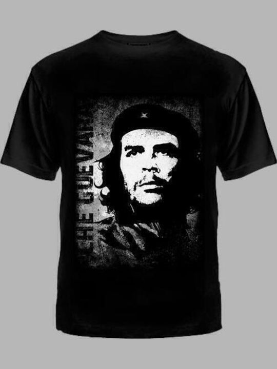 Che Guevara T-shirt Black Cotton Che Guevara T-shirt Black Cotton
