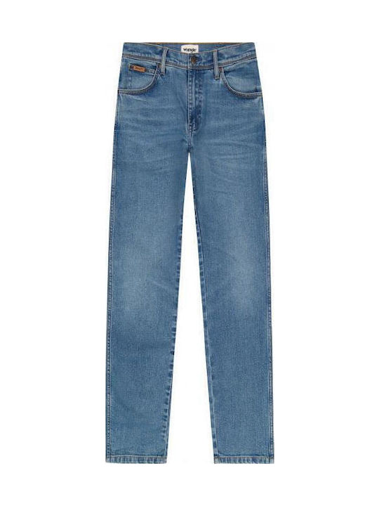 Texas Men's Jeans Pants with Slim Straight Application Blue