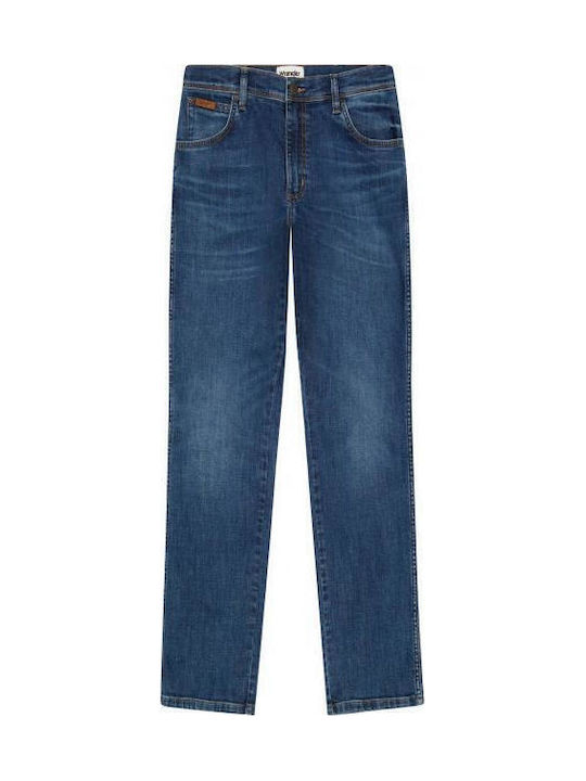 Texas Ανδρικό Παντελόνι Τζιν με Slim Straight Εφαρμογή Μπλε