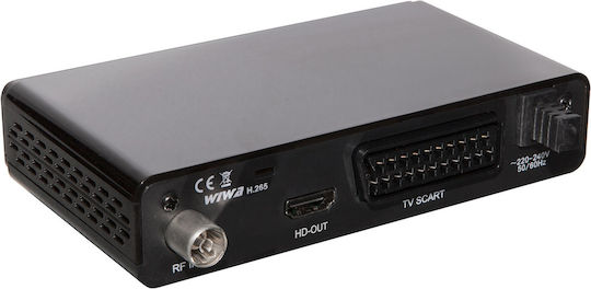 WIWA H.265 2790Z Mpeg-4 Digital Receiver High Definition (720p) with PVR (Record to USB) Connectivity SCART USB