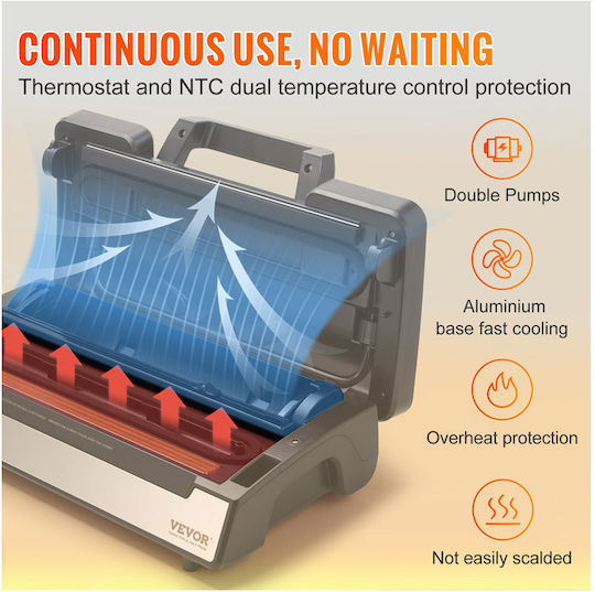 Vevor External Vacuum Sealer with Maximum Sealing Length 300mm