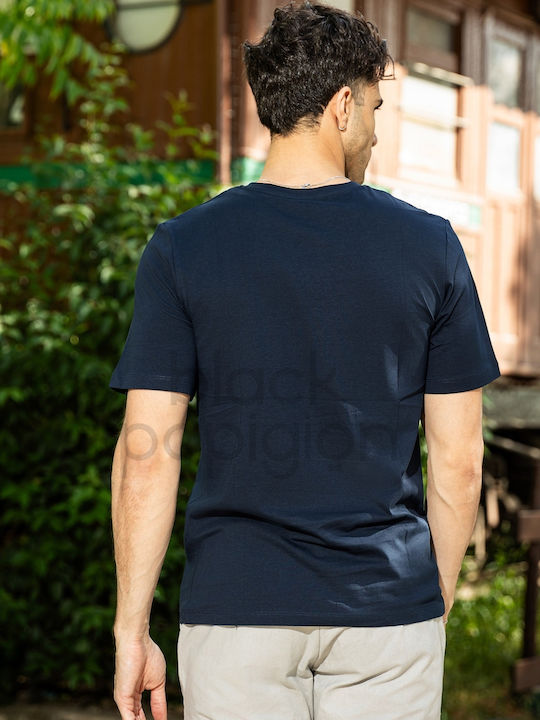 Jack & Jones Herren T-Shirt Kurzarm BLUE
