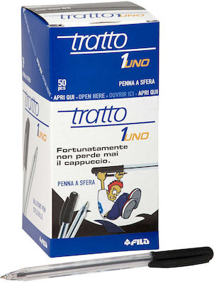 Tratto Pen Ballpoint 1mm with Black Ink