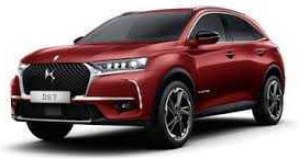 Σετ Μπροστινά και Πίσω Πατάκια 4τμχ για Citroen DS7 2018-2023 Μαύρα