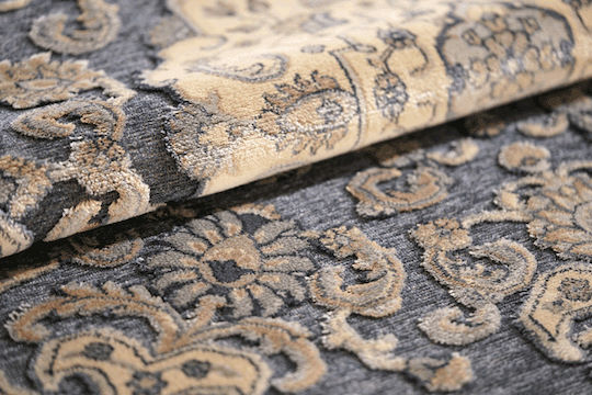 Klonaras Farashe 1182/497220 Teppich Rechteckig Synthetisch,Polyester/Cotton/Leather Beige