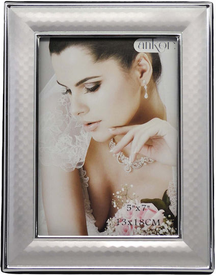 Ankor Silver Plated Photo Frame With Silver Frame