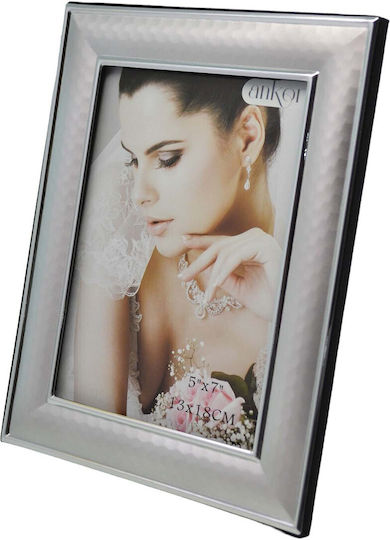 Ankor Silver Plated Photo Frame With Silver Frame