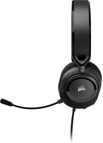 Corsair HS35 v2 Over Ear Gaming Headset με σύνδεση 3.5mm Carbon for PC / PS4 / XBOX