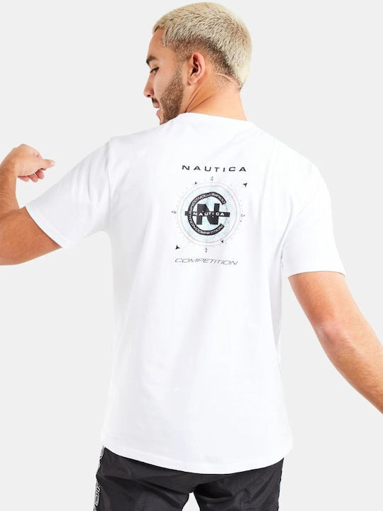 Nautica Ανδρικό T-shirt Κοντομάνικο Λευκό