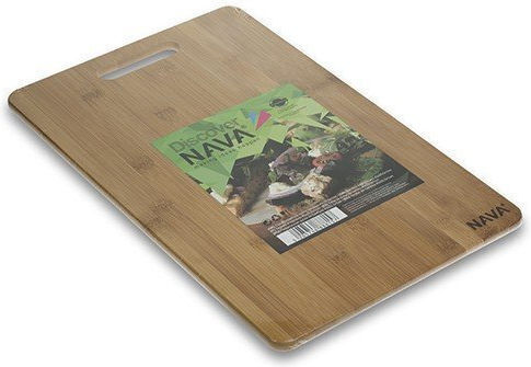 Nava Rectangular Wooden Chopping Board Beige 40x25.5cm