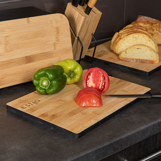 Estia Rectangular Bamboo Chopping Board Beige 33x24cm