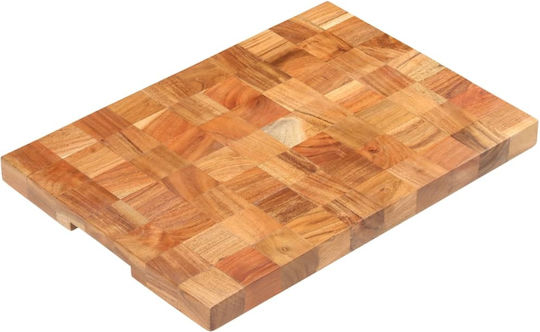 vidaXL Επιφάνεια Κοπής Ξύλινη Καφέ 50x34cm