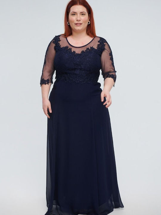 Fibes Dress Blue