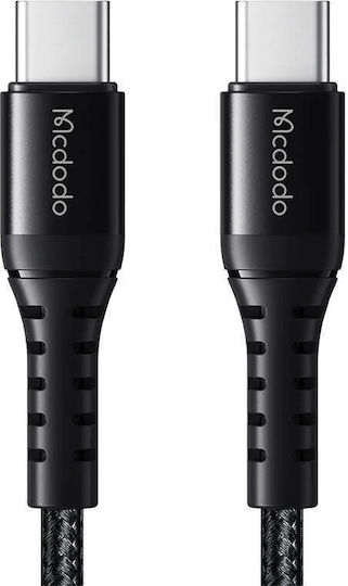 Mcdodo USB 2.0 Cable USB-C male - USB-C 60W Black 0.2m (CA-5640)