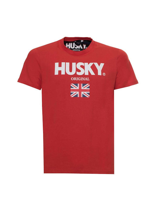 Husky Men's Short Sleeve T-shirt Red