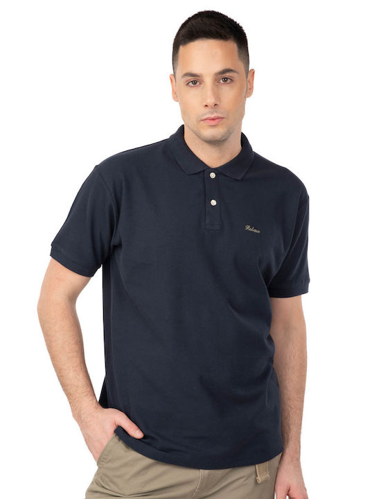 Rebase Herren Kurzarmshirt Polo Navy