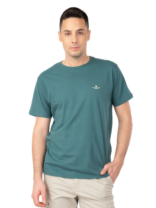 Rebase Herren T-Shirt Kurzarm Petrol