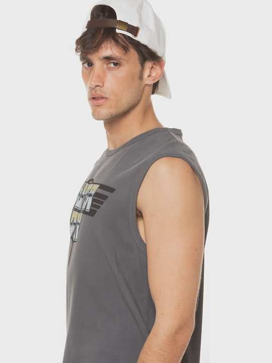 Rock Graphic Band T-shirt Gray