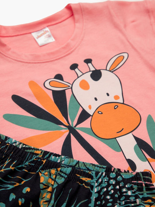 Minerva Pijama pentru copii De vară Coralli Giraffe S24