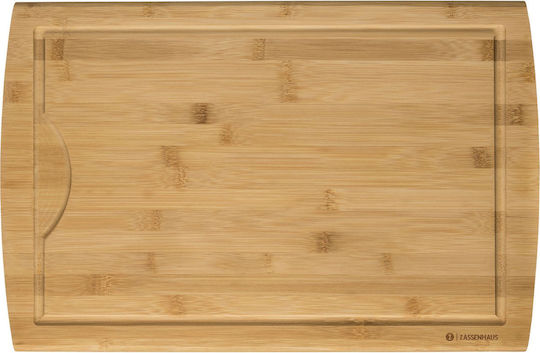 Zassenhaus Rectangular Bamboo Chopping Board Brown 42x27.5cm